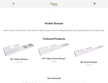 Tablet Screenshot of muskiebumper.com
